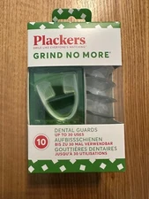Plackers Grind No More Night Guard BPA Free One Size Fits All, 10 Dental Guards