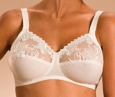 Chantelle Amazone Non Wired Ivory Bra Style 2102 Size 36B, 42C, 42D, 44C or 44D