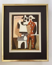 PABLO PICASSO | Vintage 1940 Signed Print | Ltd. Ed Collector Piece Framed