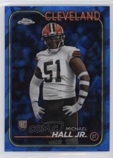 2024 Topps Chrome Sapphire Edition Rookies Michael Hall Jr #268 16wc