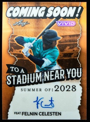 Felnin Celesten Auto 3/4 2025 Leaf Vivid Baseball Stadium Near You CA-FC1