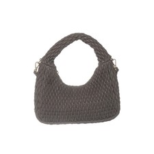 H&M, Umhängetasche, Damen, Polyester/Polyurethan, Grau, 20, 22, 22 cm #lQi