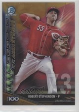 2017 Bowman Chrome Scouts Top 100 Gold Refractor 35/50 Robert Stephenson 0c2