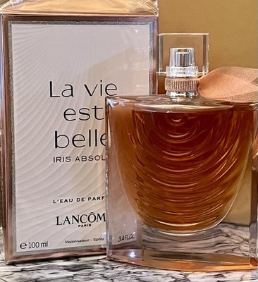Lancome La Vie Est Belle IRIS ABSOLU Eau De Parfum 3 4oz 100mL-NEW OPEN BOX