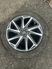 Toyota Yaris Hybrid Wheel Black Diamond Cut 16" Inch PW457-0D004 2019-2023