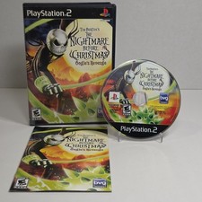 Nightmare Before Christmas: Oogie's Revenge (PS2, 2005) Complete CIB - Tested