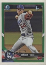 2018 Bowman Draft Chrome Green Refractor 10/99 Braydon Fisher #BDC-82 1kk
