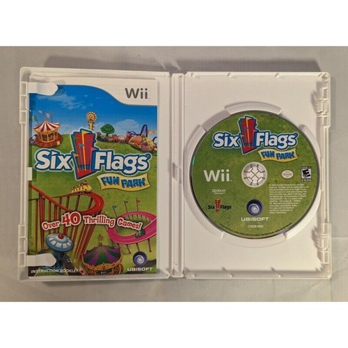 Six Flags Fun Park (Nintendo Wii, 2009) Complete With Manual - Picture 3 of 3