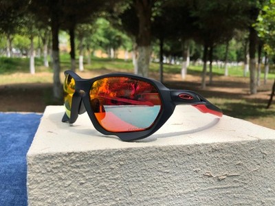 NEW Oakley Plazma OO9019A-1159 Sunglasses Black Frame Prizm Ruby Lens 59mm