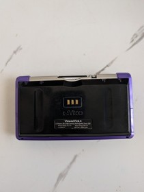 Nintendo 3DS Handheld System Midnight Purple with Nyko Battery Pack Tested READ
