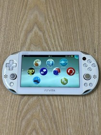 Sony PS Vita PCH-2000 Slim Light Blue White Console Japanese Tested Works