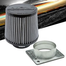 Hps 3 Universal Round Intake Air Filter 3 Maf Adapter 6.5 Length Hps-4276