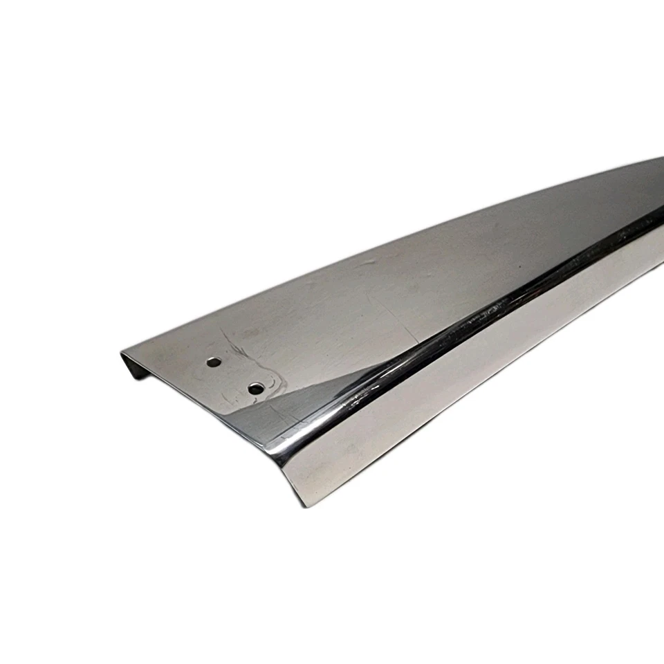 1995-97 OEM JAGUAR X300 XJ6 XJR Vanden Plas Puerta izquierda B Pilar Poste Borde Cromo Foto 4 de 4