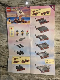 LEGO (6261) Pirates System: Raft Raiders 100% w/ Box Instruction Mini Figures