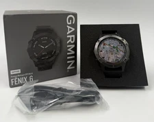Garmin Fenix 6 Sapphire - Premium Multisport GPS Watch (Carbon Gray) NEW