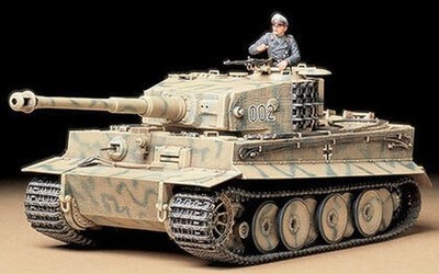 German Tiger I Mid Production Tank 1:3 5 Plastic Model Kit Tamiya