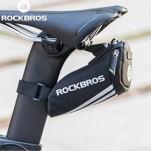 ROCKBROS Bike Saddle Bag Small Seat Bag Under Seat Storage Ultralight Wedge Pack