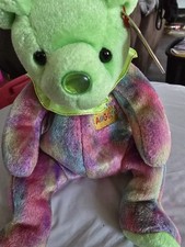 TY Beanie Baby April Teddy Birthday Bear 8" 2001 Mint Tag Stuffed Animal 258E