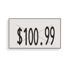 Garvey 90947 Labels, Removeable, 1-Line, Wht, Pk16