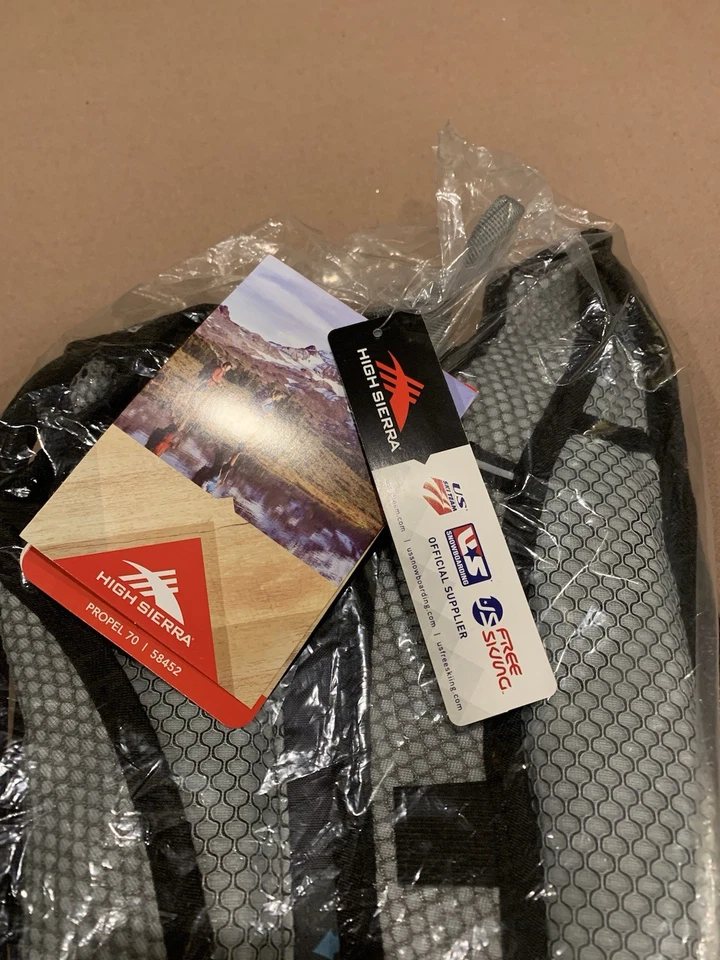 NUEVO CON ETIQUETAS-Mochila de agua de hidratación High Sierra Hydrahike 2.0 4L negra para correr/senderismo Foto 4 de 4