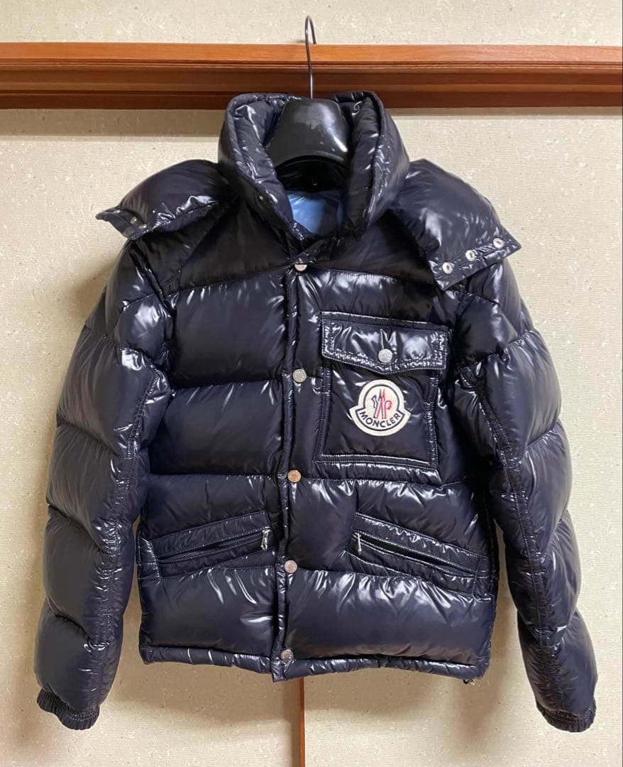 Moncler K2 Navy puffer Jacket Size 0 Thermo parka | eBay
