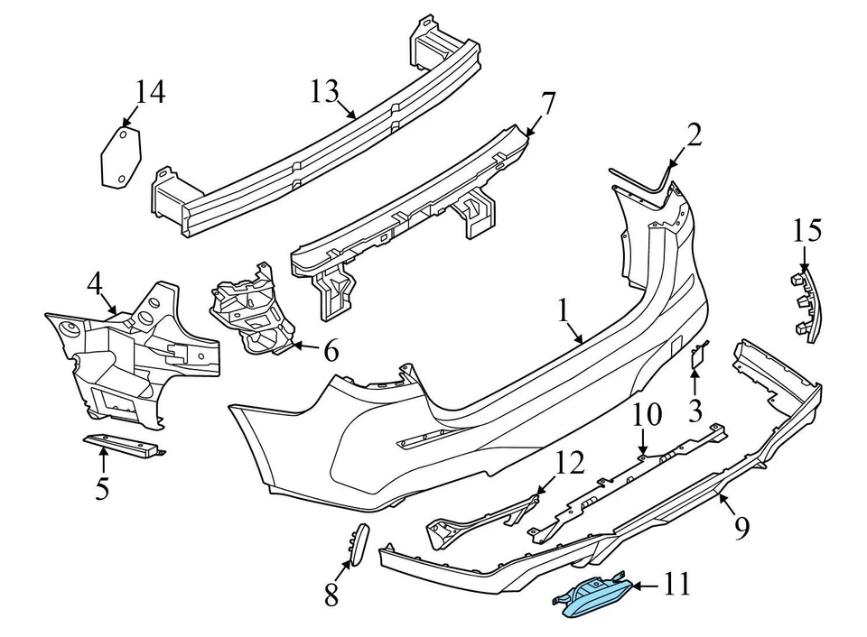 BMW M235I XDRIVE 2020-2023 gran cupé 2,0 L - punta de tubo de escape izquierdo 8080495 Foto 4 de 4