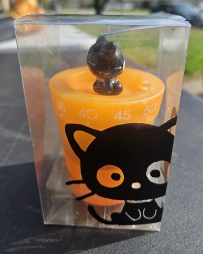 Rare 2004 Sanrio Choco Cat Vintage Hello Kitty Kitchen Timer Orange NIB - Picture 4 of 6