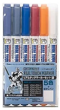  GSI Creos Gundam Marker Real Touch Set 1 (6 Markers) Toy