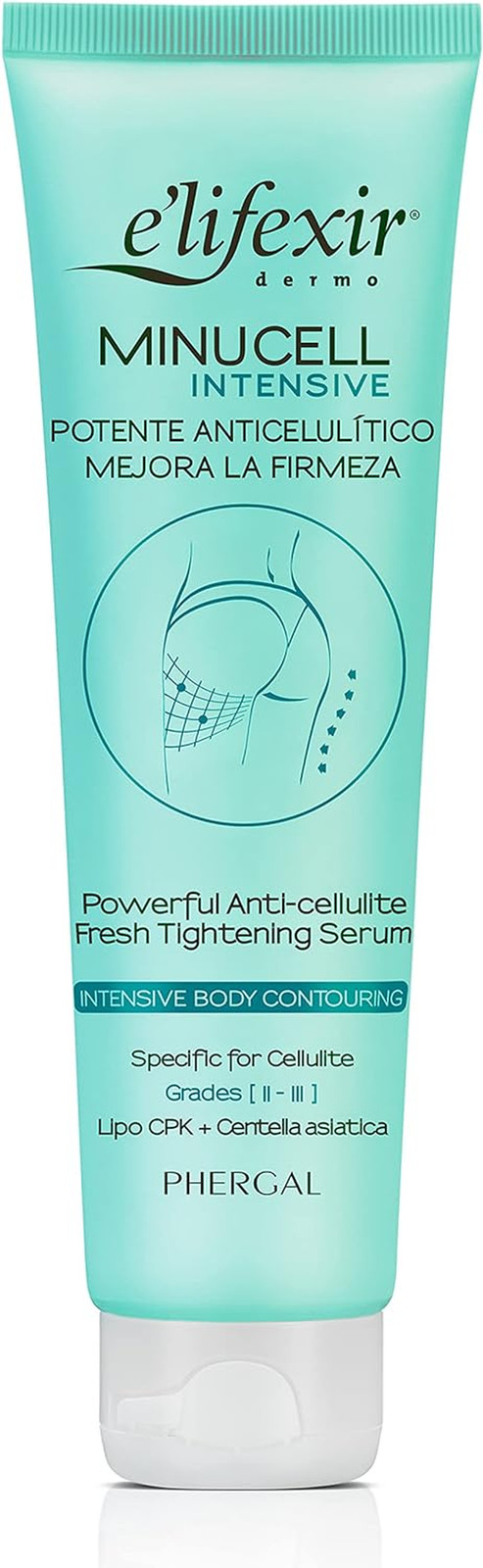 Elifexir, Minucell Intensive, Siero Anticellulite Potente, Crema Drenante E Rass