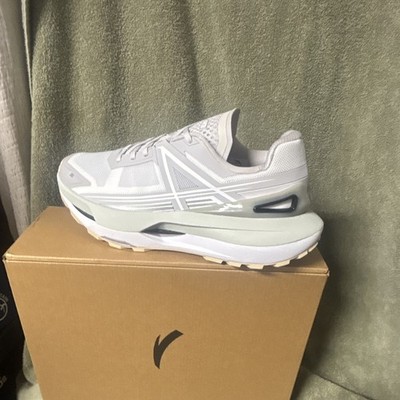 ANTA Swift White Gray Men's Lace-Up Low Top Athletic Sneakers 8124C6601A-2