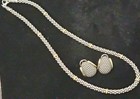 Vintage Lagos Caviar Sterling 18k Beaded Gold Necklace & Earring Set 54.6 Grams
