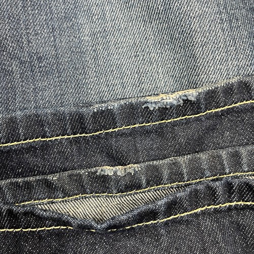 Diesel Jeans Mens W34 L32 Navy Blue Zaghor Bootcut Wash 008ST Button Fly Casual - Picture 16 of 17