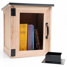 Outdoor/Indoor Free Little Library Box Kit - Sharing Lending Book Exchange