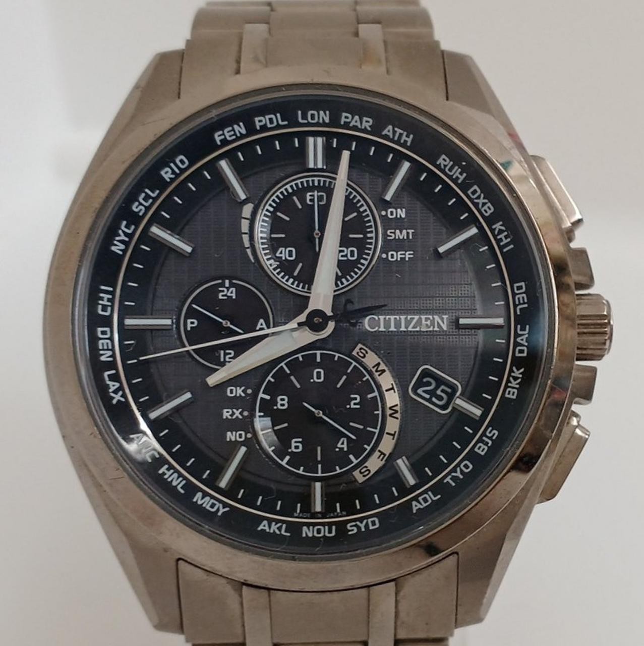 CITIZEN ATTESA H804-T solar radio 374962