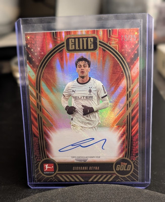 Topps BL Gold 2025/26 Giovanni Reyna Borussia M gladbach Elite Auto 15/25