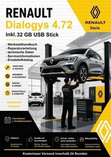 RENAULT Werkstatthandbuch &ndash; Reparaturanleitung Dialogys 4.72 Deutsch - USB Stick