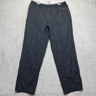 Paradox Rain Pants Mens XL Black Waterproof Outdoor Hiking Lightweight Nylon