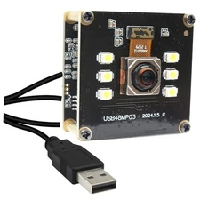  48MP USB Camera Module 4K 30FPS Color Night Vision High Speed Autofocus 48MP03