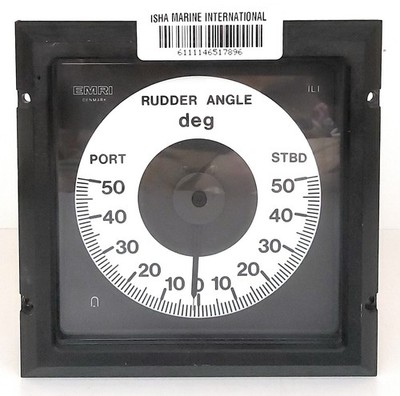 EMRI ILI Rudder Angle Indicator 25974.27 Black