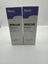 Lot 2 Hero Cosmetics Rescue Balm, Post Blemish Recovery Cream 15 ml Exp 05/25