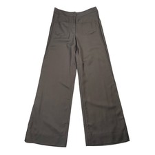 Giorgio Armani Pants 38 Brown Wide Leg Flat Front Mid Rise 25W x 28" Inseam