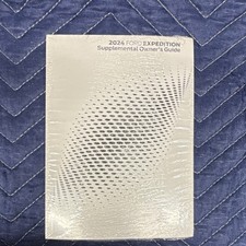 2024 Ford Expedition, Supplemental Owners Guide Brand New In Plastic