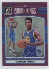 2016-17 Panini Donruss Optic Rookie Kings Purple Prizm Damian Jones #25 3l9