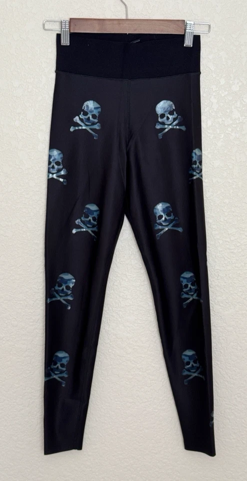 Ultracor X Soulcycle Patinador Calavera Leggings Azul Camuflaje Pequeño Ropa Deportiva Foto 2 de 4