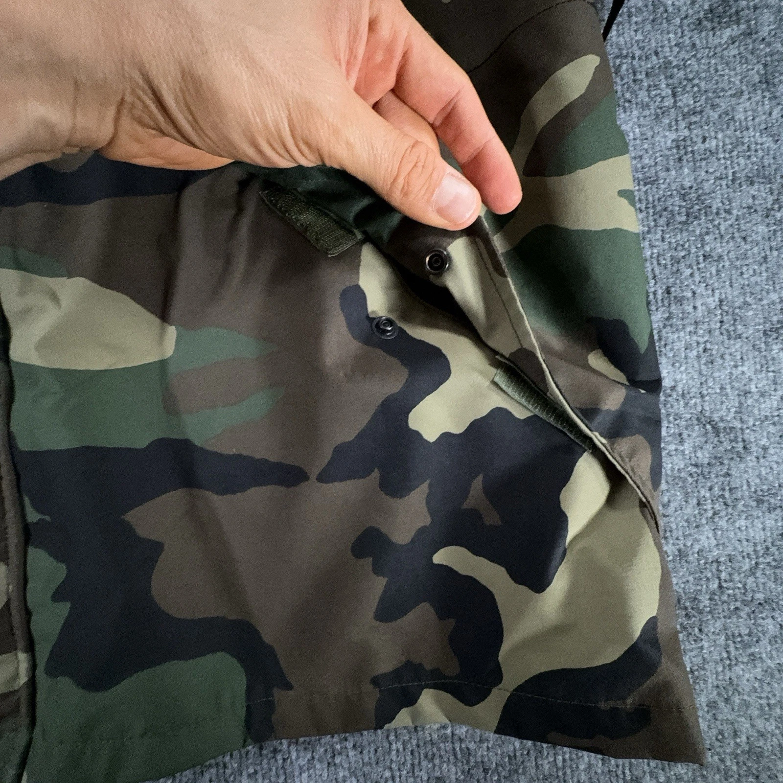 US Military ECWCS Gen 1 Woodland Camo Cold Weather Parka Jacket Pants Set Large - product detail image 6