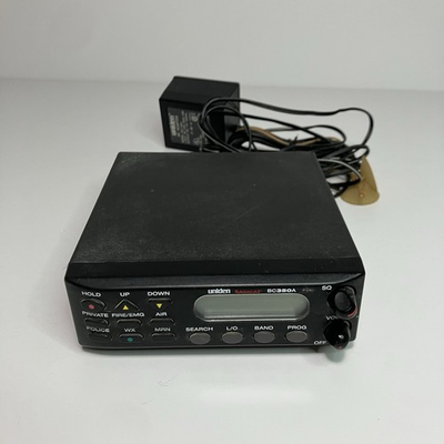 #ad E1 UNIDEN Bearcat BC350A Police Fire EMS Weather Scanner Tested No Antenna $44.99