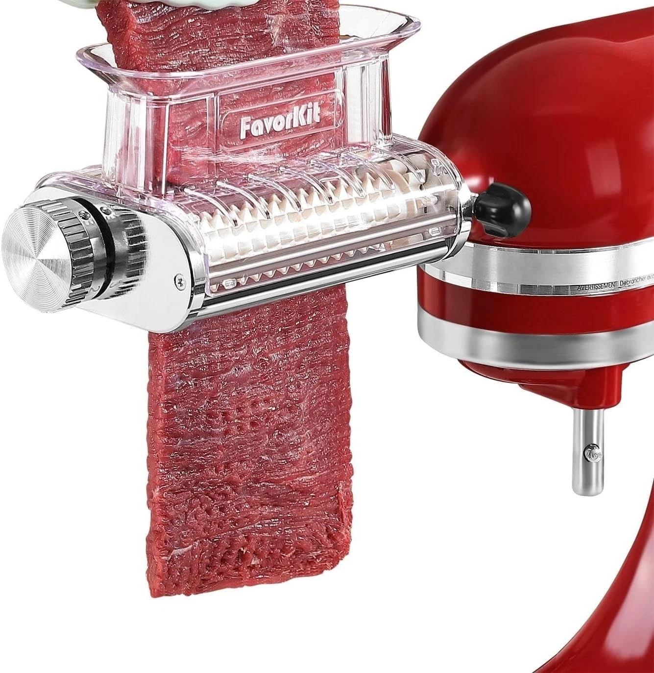Adjustable 3 Thickness Meat Tenderizer Attachment for Kitchenaid Stand Mixers,Du