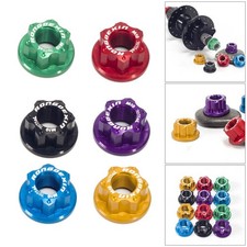 New Hot Sale Bike Wheel Axle Nut 2X Purple Bicycle Blue Gold Green HUB