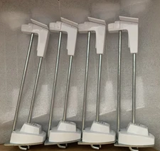 (22) inVue  8 inch Locking Security Hooks For Retail Display Slat Wall Peg Hook