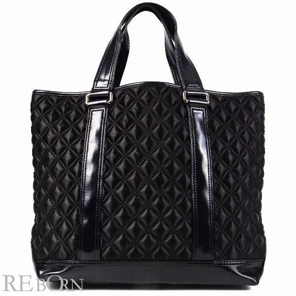 Marc by Marc Jacobs Tote Bag Black Logo Quilting